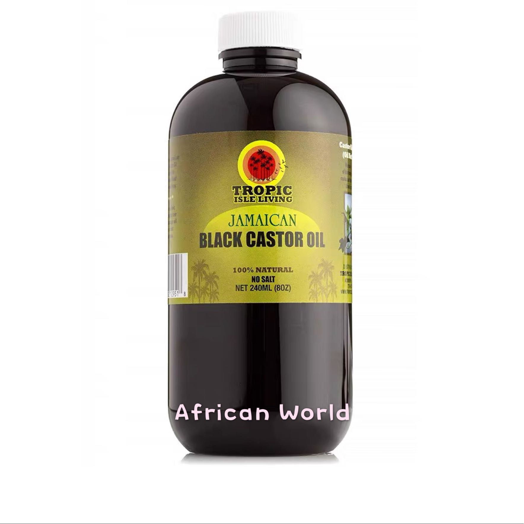 酷牌库|商品详情-进口代理批发Tropic Isle Living Jamaican Black Castor Oil牙买加黑蓖麻籽油