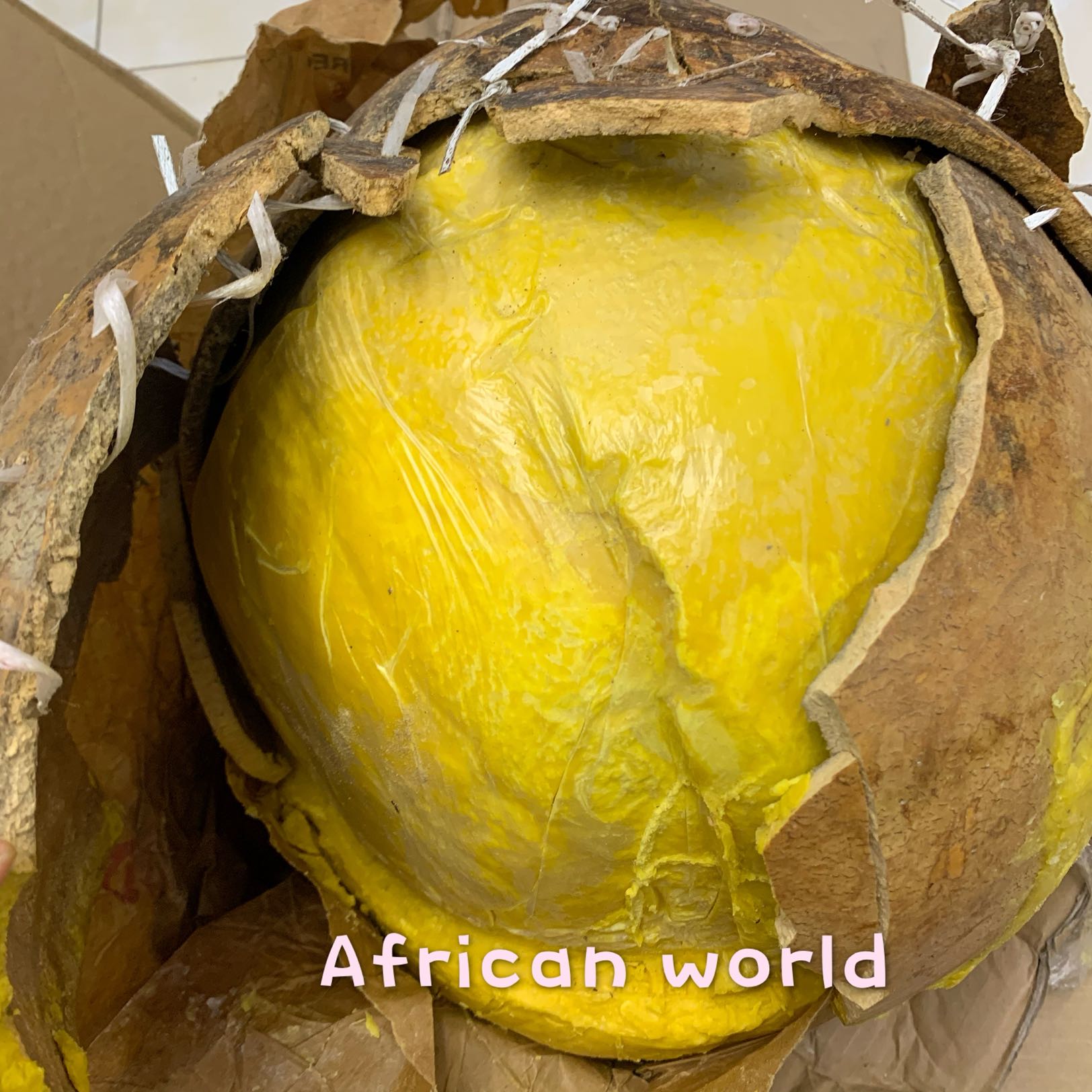 酷牌库|商品详情-进口代理批发Raw African Shea Butter非洲加纳金黄乳木果油防裂滋润保湿DIY