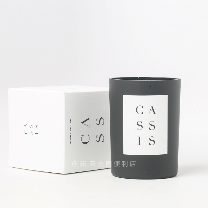 酷牌库|商品详情-进口代理批发现货 Brooklyn Candle Studio NOIR黑色磨砂玻璃杯香氛蜡烛