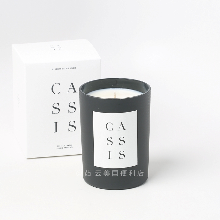 酷牌库|商品详情-进口代理批发现货 Brooklyn Candle Studio NOIR黑色磨砂玻璃杯香氛蜡烛