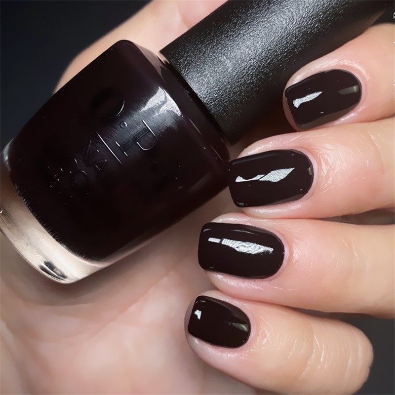 酷牌库|商品详情-OPI 指甲油 珠光黑樱桃 I43 持久环保美甲 美国 R59 w42