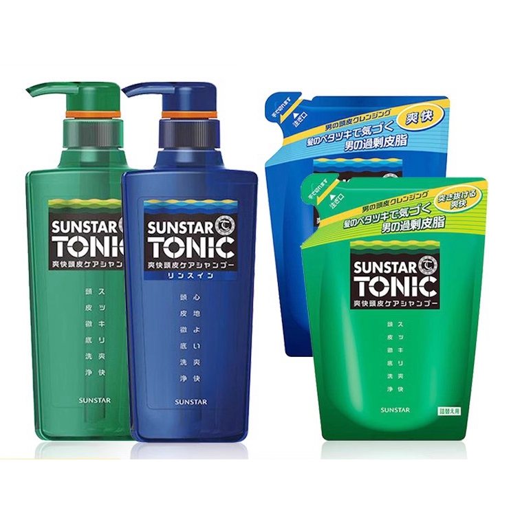 酷牌库|商品详情-进口代理批发保税！日本SUNSTAR TONIC/盛世达 2合1去屑洗发水480ml/460ml