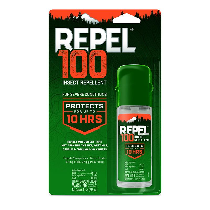 酷牌库|商品详情-进口代理批发美国Repel 100 Insect Repellent驱蚊杀虫剂液98.11%DEET避蚊胺户