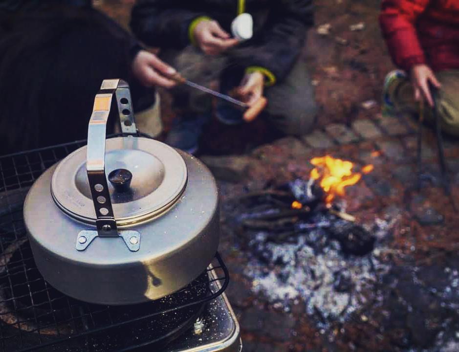 酷牌库|商品详情-进口代理批发Uniflame 山地水壶专业户外套锅烧水野外煮水 轻量铝壶铝合金野营