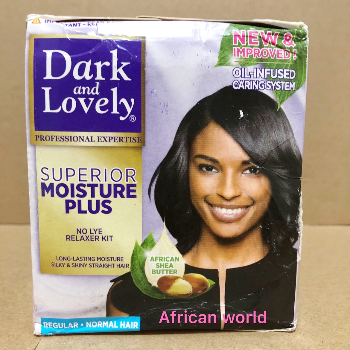 酷牌库|商品详情-进口代理批发现货Dark and lovely Superior Plus No-Lye Hair Relaxer非洲