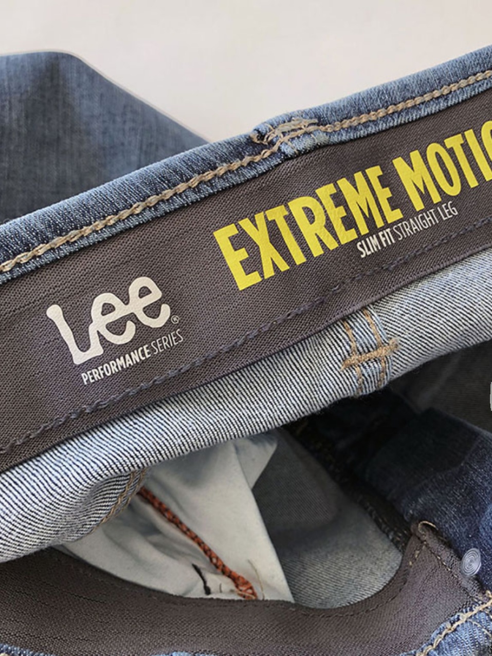 进口代理批发现货正品美国Lee EXTREME运动高弹力修身直筒牛仔裤男 201-5452
