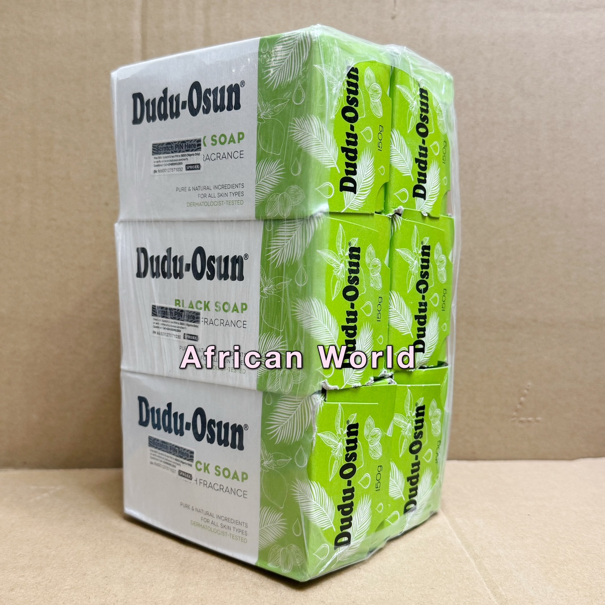 酷牌库|商品详情-进口代理批发现货Dudu Osun Black Soap非洲黑皂乳木果油手工肥皂香皂沐浴皂