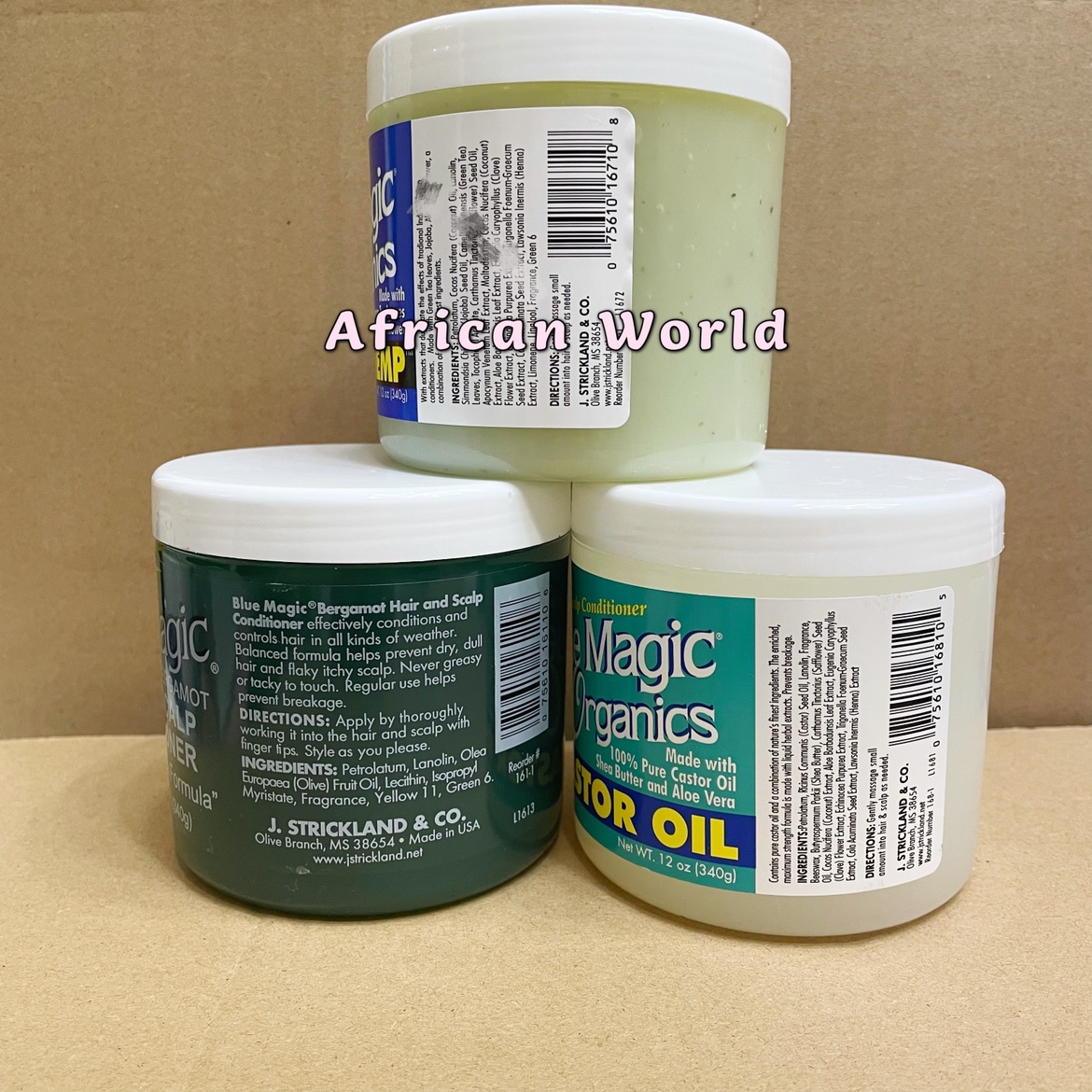 酷牌库|商品详情-进口代理批发Blue Magic Hair Scalp Conditioner Castor Oil护发素蓖麻油现货