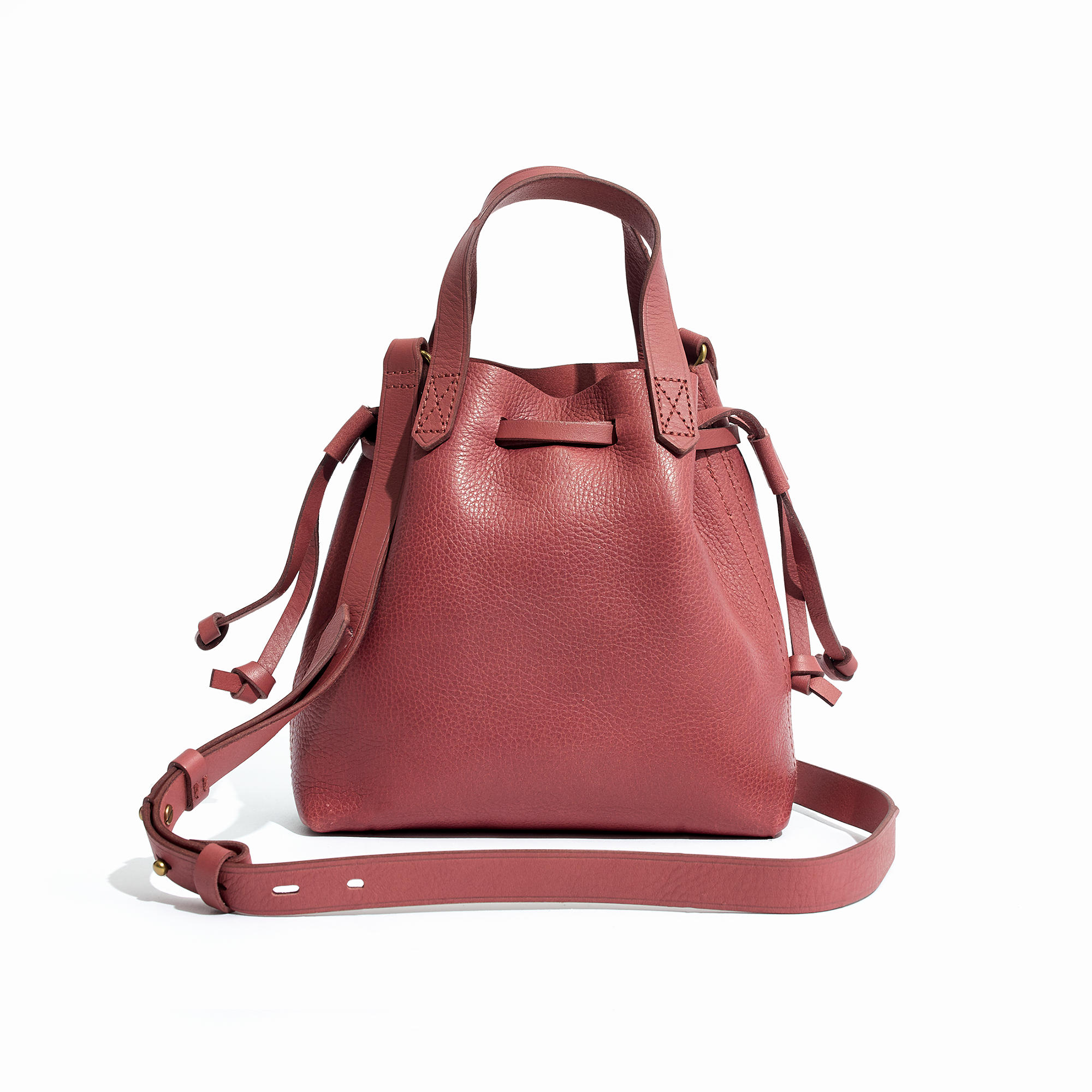 进口代理批发madewell the small drawstring transport crossbody 水桶包