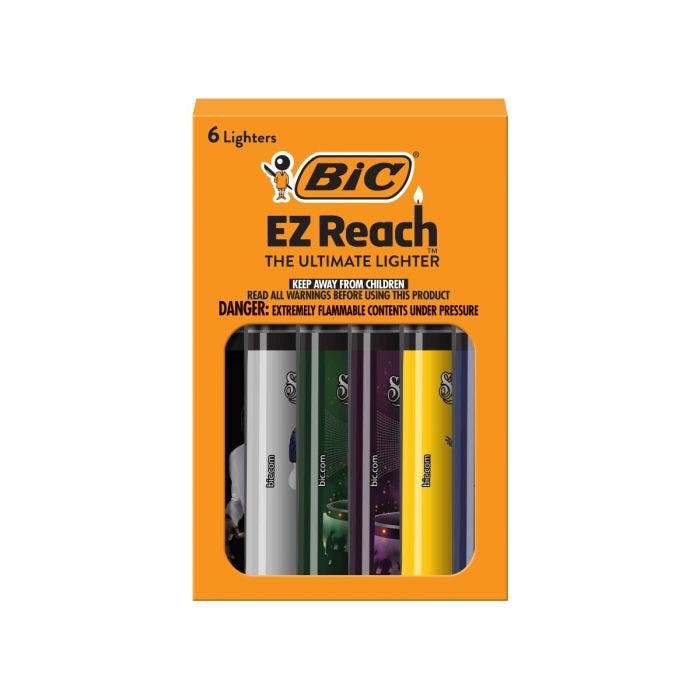 BIC进口代理批发BIC EZ Reach 蜡烛打火机，带蜡烛棒的终极打火机，各种 Snoop Dogg 设计 6 Count Pack