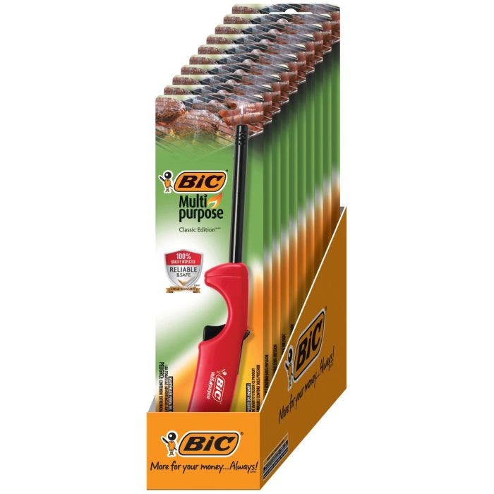 BIC进口代理批发BIC 多用途经典版打火机 Assorted, 10-Pack Tray