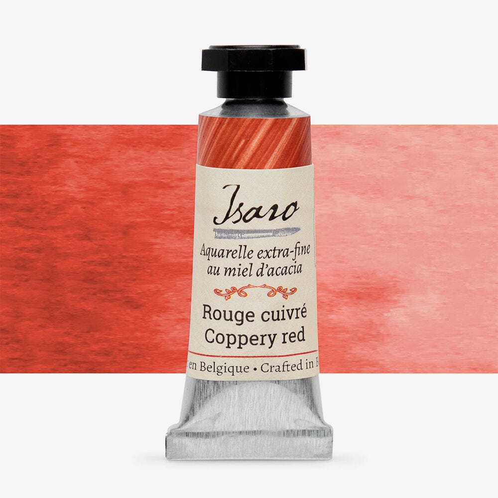 ISARO : 水彩颜料 : 7ML : 铜红