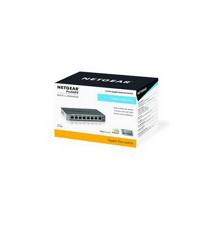 酷牌库|商品详情-Netgear进口代理批发 Netgear NET-GS108E-300NAS ProSafe 8 端口千兆交换机