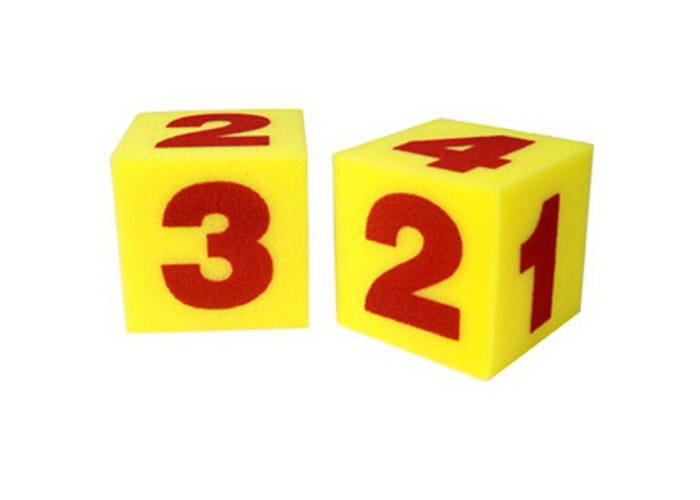 酷牌库|商品详情-Learning Resources进口代理批发Soft Number Cubes (Set of 2)