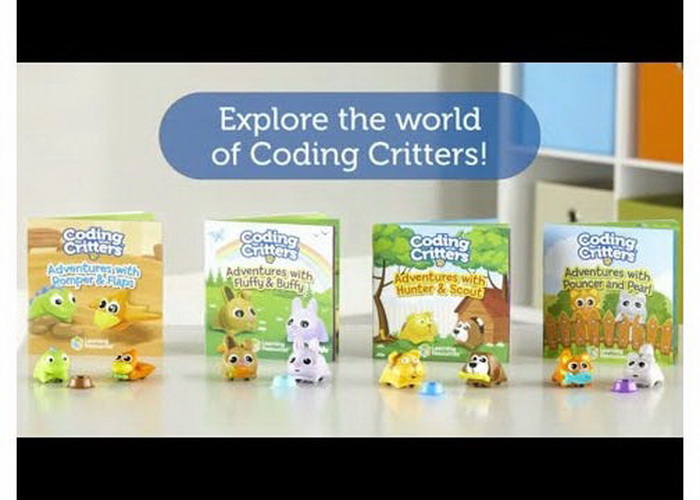 酷牌库|商品详情-Learning Resources进口代理批发g Critters™配对宠物：Pouncer & 冒险珍珠