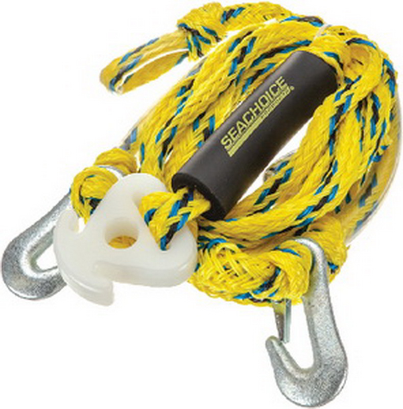Seachoice 86738 Watersports Tube Tow Bungee Rope, 50 Ft Long Tows Up To 4 Riders