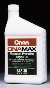 Onan进口代理批发 Onan A063E183 最大油 10W-30 混合 Qt 推荐用于液化石油气工程。