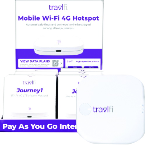 Pace International进口代理批发 Pace 700010PACK Travlfi Journey1 Wi-Fi LTE 移动热点，6/包，带显示屏