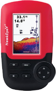 HawkEye Electronics进口代理批发 HawkEye Electronics FT1PXC Fishtrax 1C 便携式彩色鱼探仪