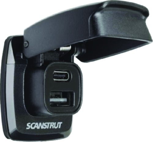 SCANSTRUT进口代理批发 Scanstrut SCUSBF1 Flip Pro 超快速 USB 充电端口