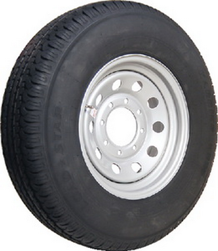 Loadstar进口代理批发 Loadstar 34947 轮胎和车轮（轮辋）组件 KR35，ST235/80R16 8 孔 E 层，莫顿银，模块化