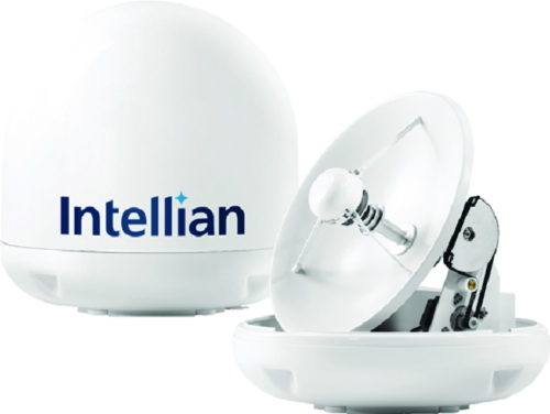 Intellian进口代理批发 Intellian B4309DN2 i3 US 系统 + DISH MIM-2（带 RG6 3m 电缆）+ RG6 电缆，15m