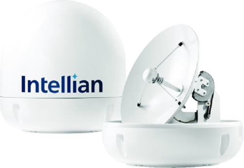 Intellian进口代理批发 Intellian B4619W2 I6 24" 2 轴全球卫星电视系统，带反射器和 WorldView LNB Gen 2