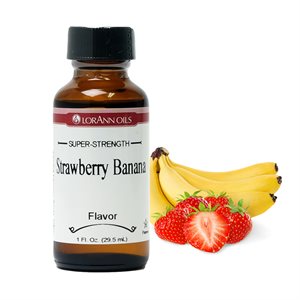 酷牌库|商品详情-Lorann oils进口代理批发草莓香蕉味 1 盎司。