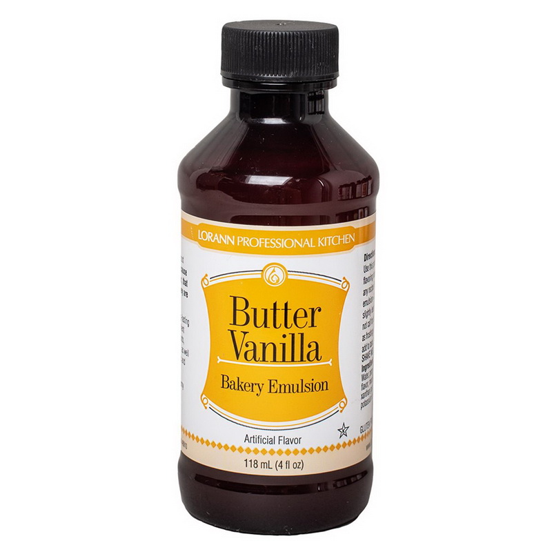 酷牌库|商品详情-Lorann oils进口代理批发Butter Vanilla, Bakery Emulsion 4 oz.