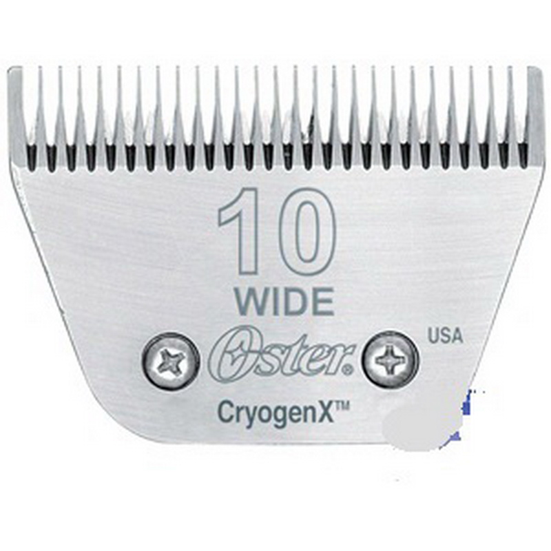 Oster进口代理批发 Oster #10 宽 CryogenX 刀片，#10W，毛发 1/16 英寸