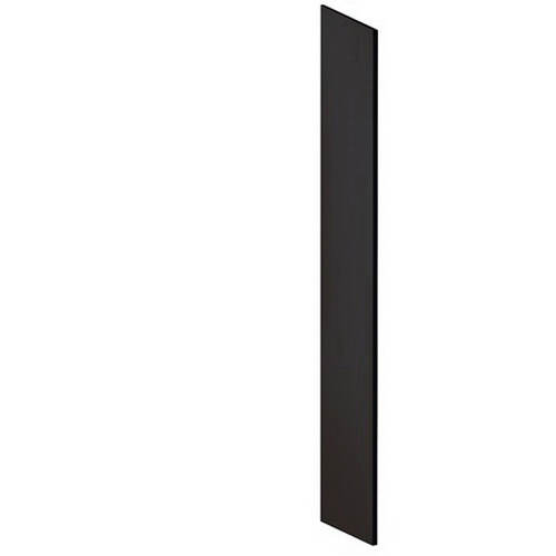 Salsbury Industries 33334blk Side Panel For 6 Feet High 18 Inch Deep Designer Wood Locker With Sloping Hood Black