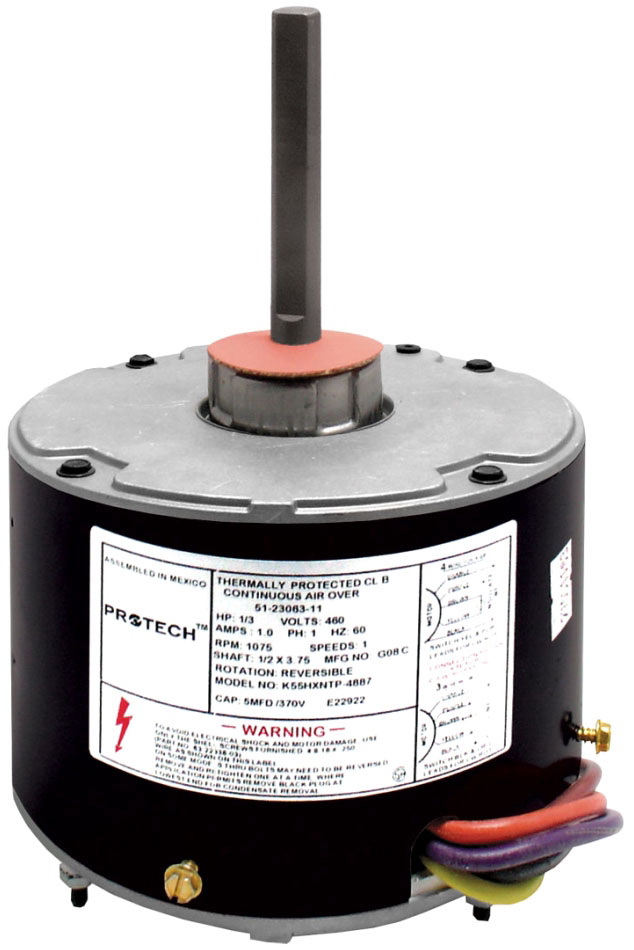 Protech 51-21854-17 1/6 hp 208-230/1/60 Condenser Motor 