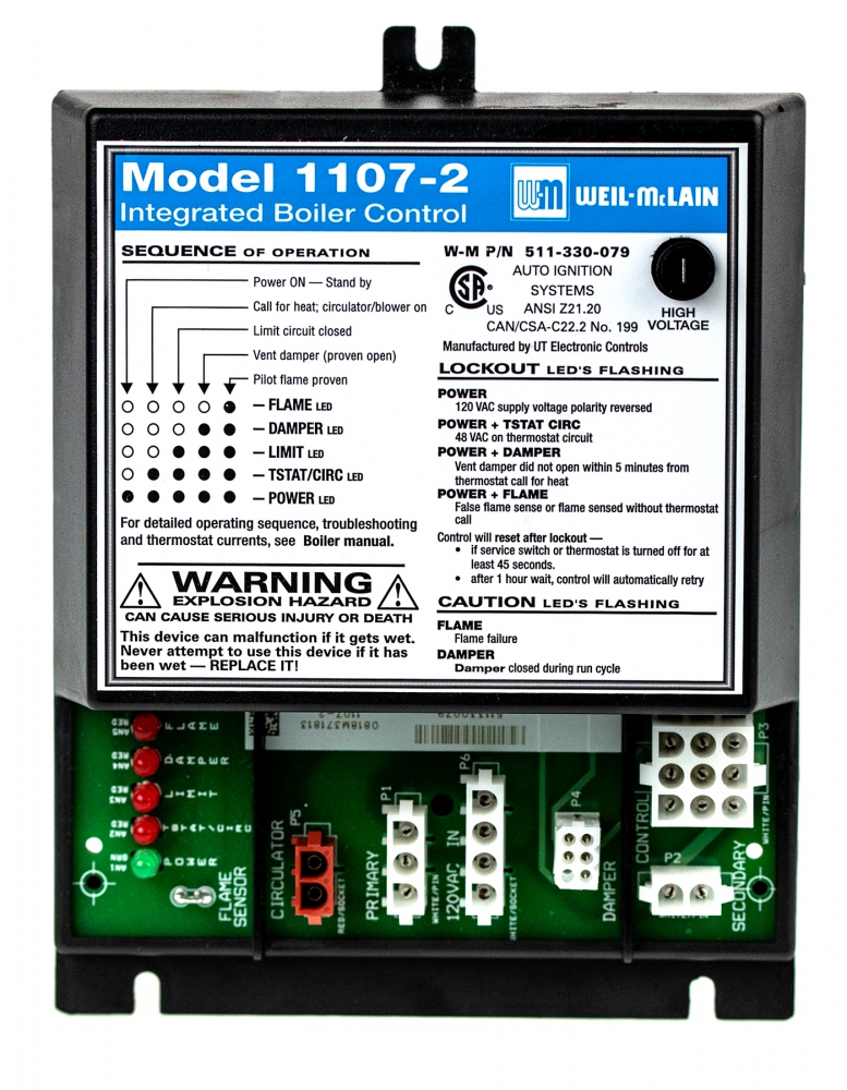 Weil Mclain进口代理批发 Weil Mclain 511330079 Ign Mdl UT-1107-2 点火控制模块