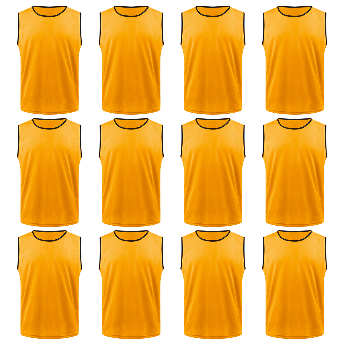 Toptie TOPTIE Number 1 to 24 Basketball Scrimmage Team Jerseys Nylon Mesh  Lightweight Soccer Training Vests