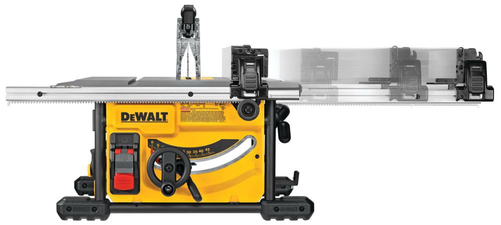 酷牌库|商品详情-Dewalt进口代理批发 Dewalt DWE7485 紧凑型现场台锯 8-1/4