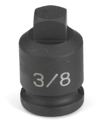 1012PP 3/8" Drive X 3/8" Square Male Pipe Plug Socket Grey Pneumatic 