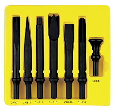 Grey Pneumatic CS807 Chisel Set 7Pc .498 Shank Hd Im, Price/SET Sale,  Reviews. - Opentip