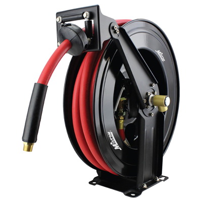 Legacy - Hose Reel with Hose: 1/2″ ID Hose x 50', Spring