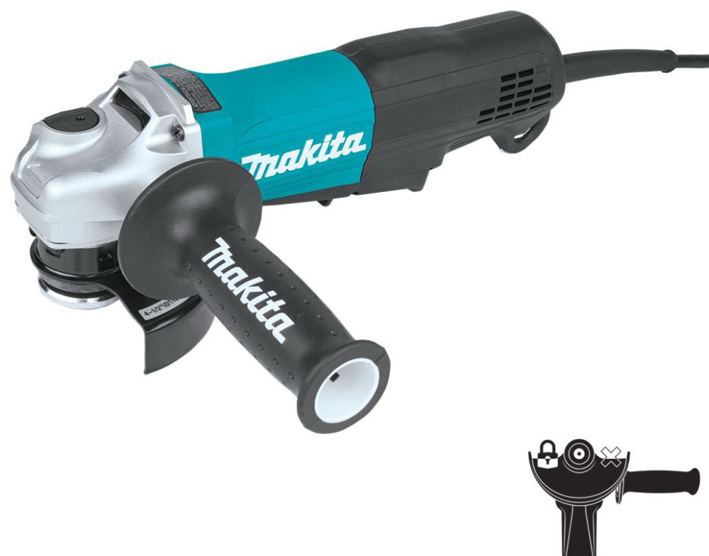 Makita USA进口代理批发 Makita 美国 GA4553R 桨式开关角磨机 4-1/2