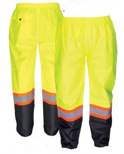 SAS Safety进口代理批发 SAS Safety Corp SA690-1909 雨裤 Hi-Viz 大号