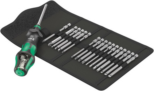 Wera Tools进口代理批发 Wera Tools 05057483001 Kompakt 涡轮螺丝刀什锦钻头