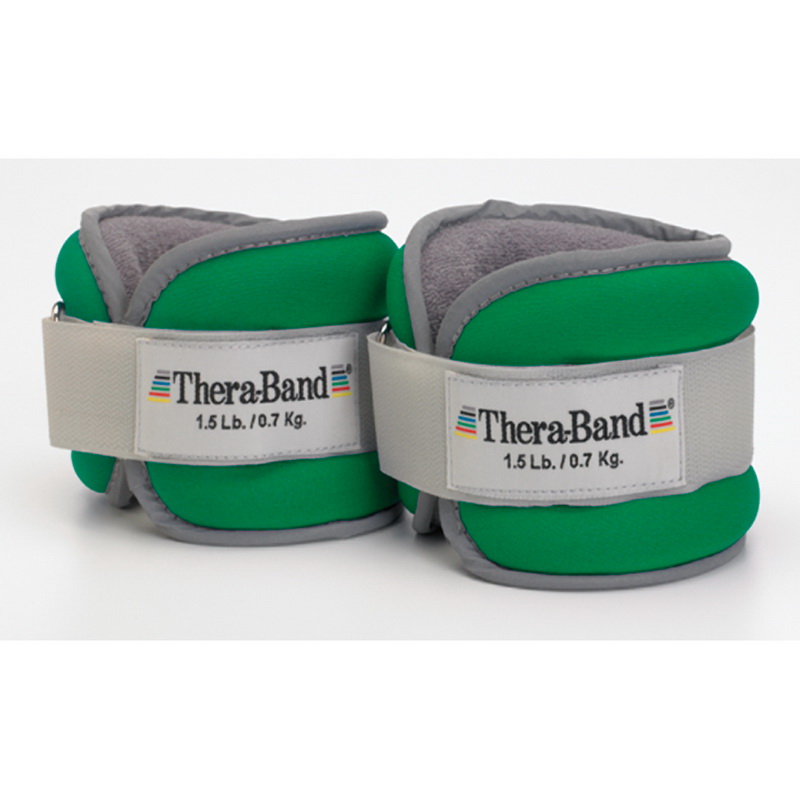 酷牌库|商品详情-TheraBand进口代理批发 TheraBand 舒适贴合脚踝和手腕重量套装