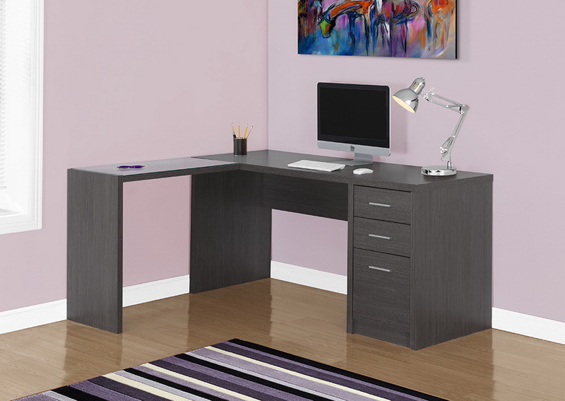 Opentip Com Monarch Specialties I 7139 Computer Desk Grey Corner Opentip Com Monarch Specialties I 7139 Computer Desk Grey Corner With Tempered Glass 60 X 55 30