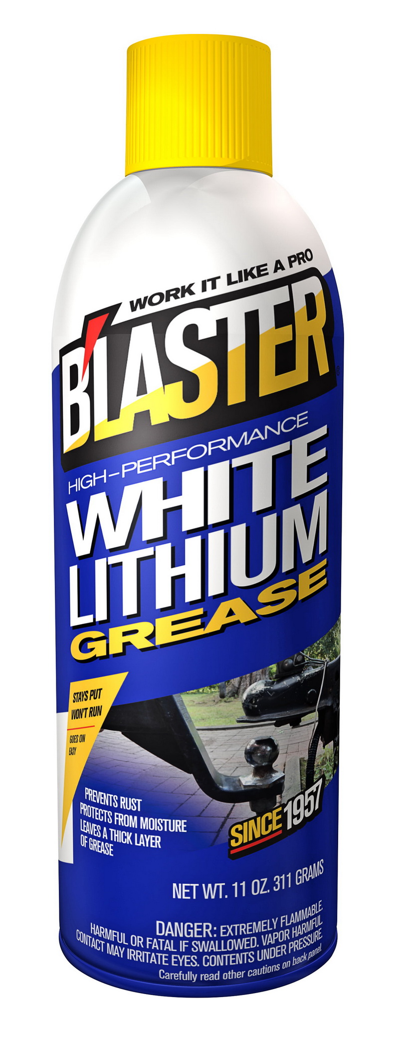 酷牌库|商品详情-B'laster Products进口代理批发 B'laster 16LG Blaster 白色锂基润滑脂 11 盎司