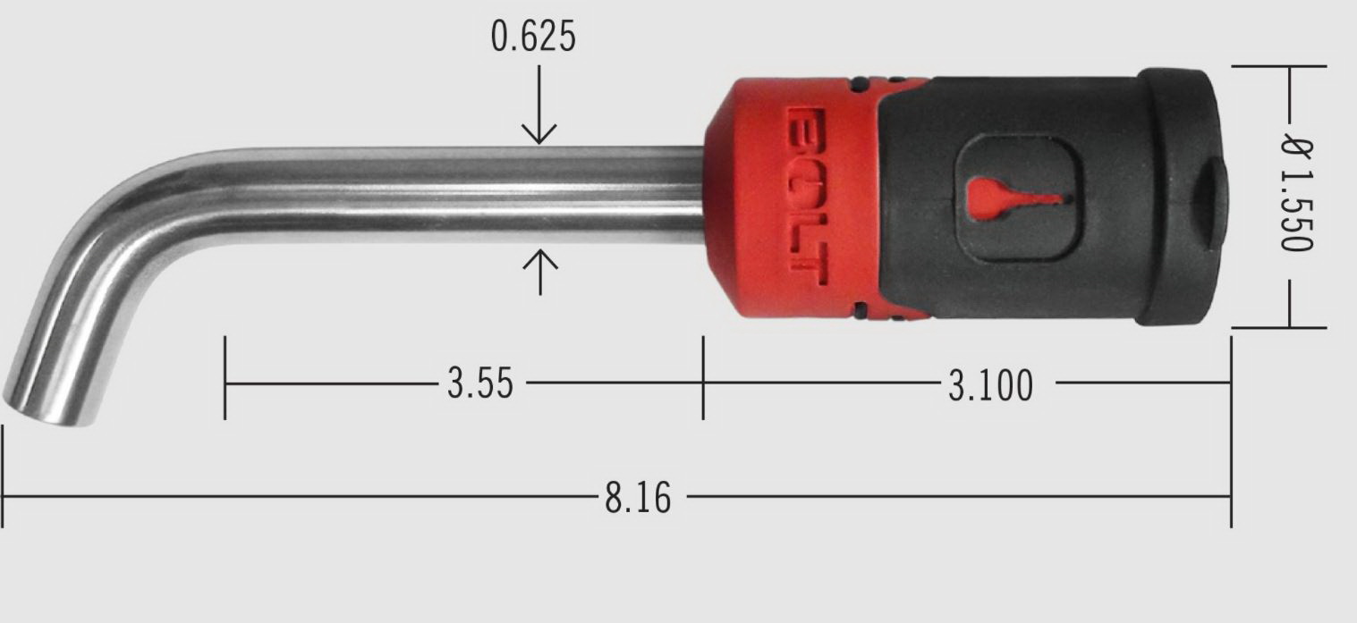 BOLT进口代理批发 BOLT 7018447 Bolt 7018447 5/8" 接收器锁，适用于福特、林肯和 Mercury 标准切割钥匙