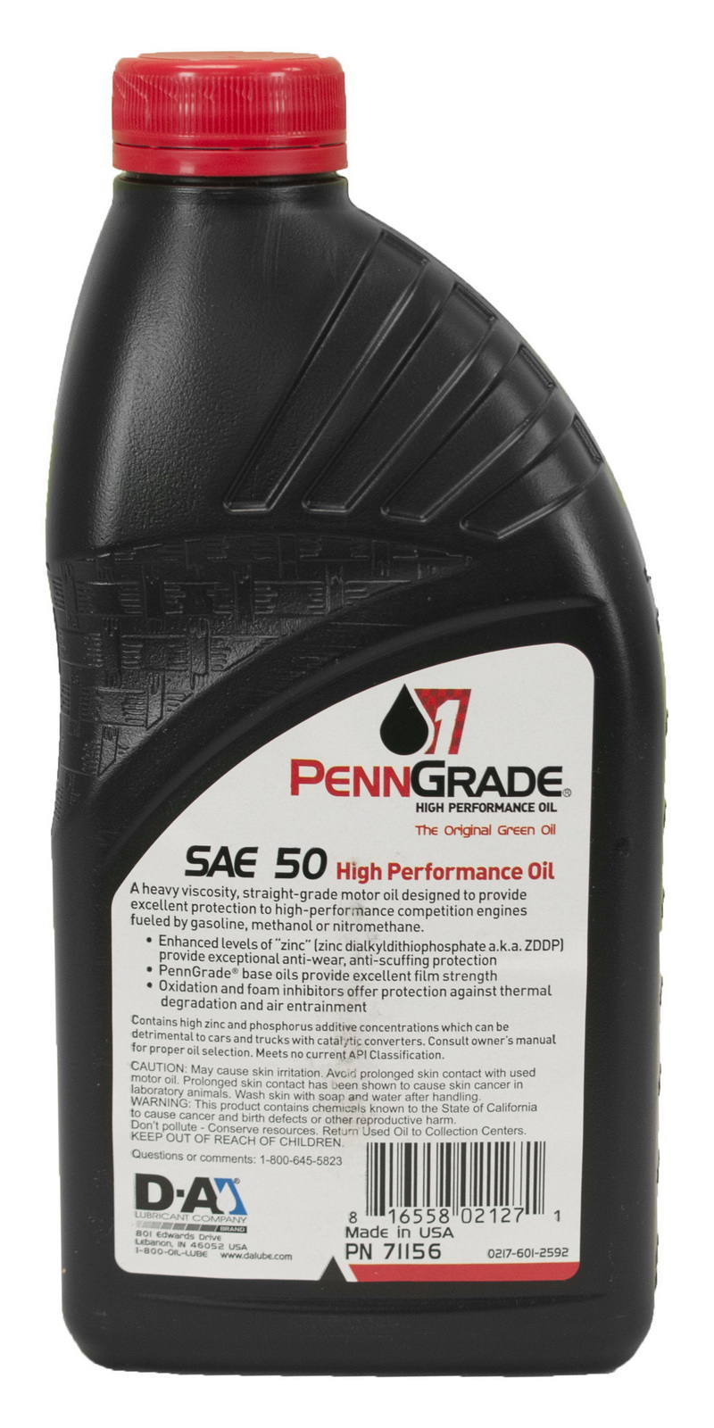 酷牌库|商品详情-PennGrade 1进口代理批发 PennGrade 1 71156 Penngrade 机油 BPO71156 SAE 50 高性能油 - 1 夸脱。瓶子