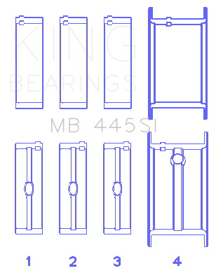 King Bearing进口代理批发 King 发动机轴承 MB445SI010 King 轴承