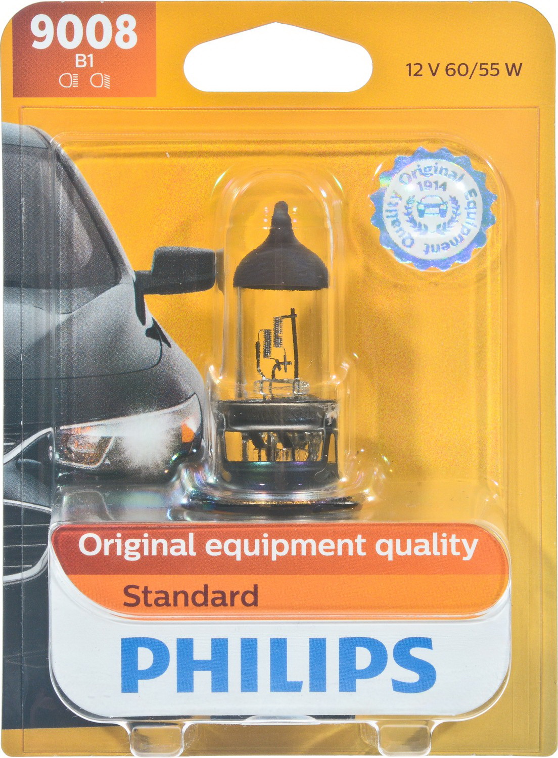 Philips Standard Headlight H4-24V, Dblendcap, Glass, Always Change In Pairs!