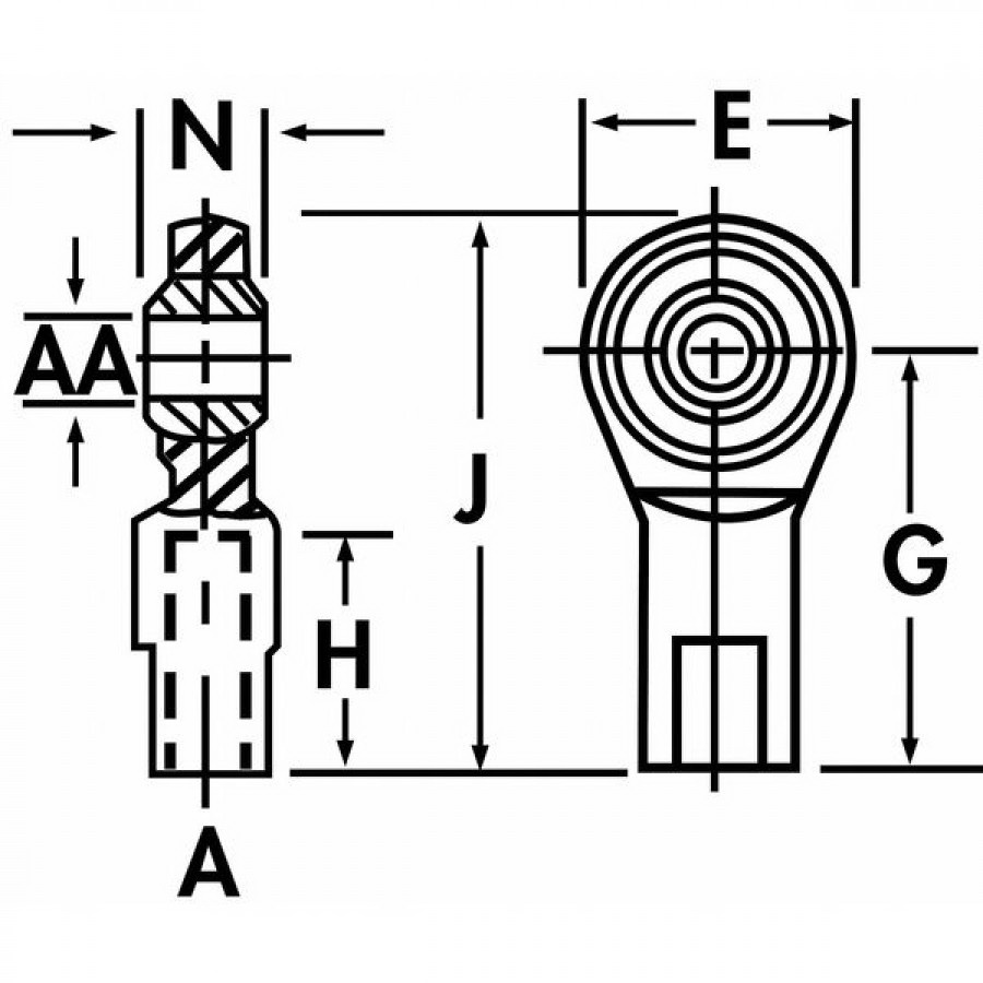 酷牌库|商品详情-QA1 Precision Products进口代理批发 QA1 精密产品 GFR5T QA1 精密产品公司 GFR5T QAPGFR5T RD END 300 SS FR 5/16-5/16TEF