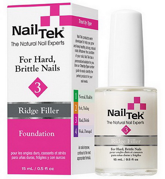 Nailtek进口代理批发 Nailtek 55816 粉底 3 适合干燥、脆弱的指甲，0.5 盎司